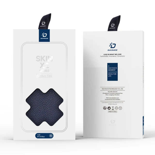 Чохол-книжка Dux Ducis Skin X2 для iPhone 14 Plus Blue (6934913034514)