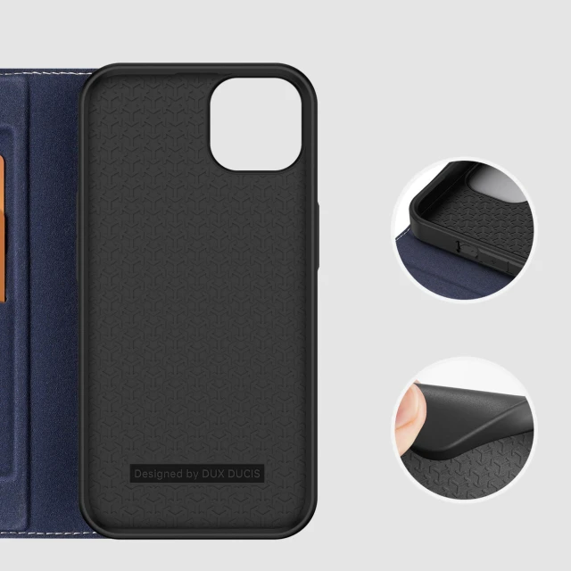 Чохол-книжка Dux Ducis Skin X2 для iPhone 14 Plus Blue (6934913034514)