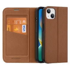 Чохол-книжка Dux Ducis Skin X2 для iPhone 14 Plus Brown (6934913034521)