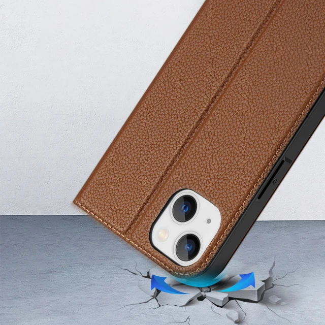 Чехол-книжка Dux Ducis Skin X2 для iPhone 14 Plus Brown (6934913034521)