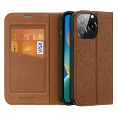 Чохол-книжка Dux Ducis Skin X2 для iPhone 14 Pro Brown (6934913034552)