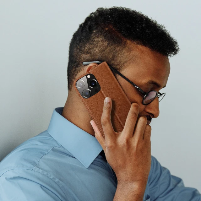 Чохол-книжка Dux Ducis Skin X2 для iPhone 14 Pro Brown (6934913034552)