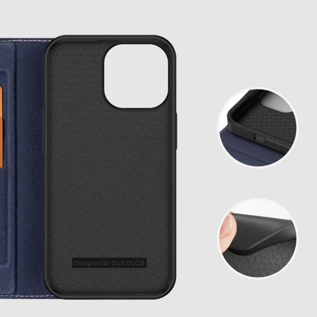 Чохол-книжка Dux Ducis Skin X2 для iPhone 14 Pro Max Blue (6934913034576)