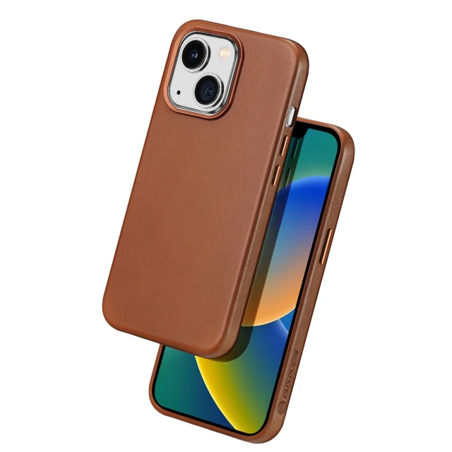 Чохол Dux Ducis Naples Case для iPhone 14 | 13 Brown with MagSafe (6934913034644)