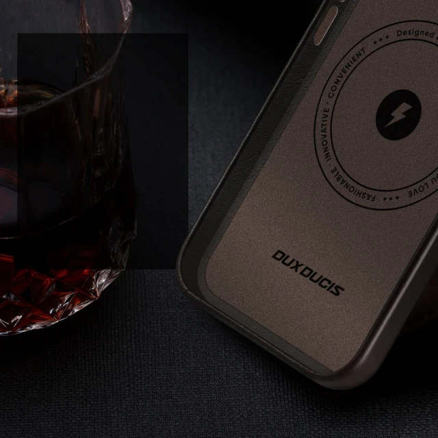 Чохол Dux Ducis Naples Case для iPhone 14 Plus Dark Brown with MagSafe (6934913034651)