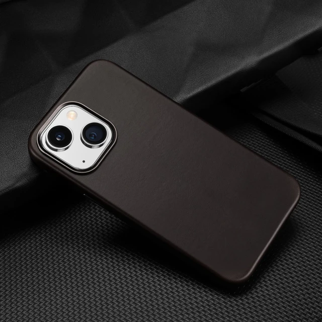 Чохол Dux Ducis Naples Case для iPhone 14 Plus Dark Brown with MagSafe (6934913034651)