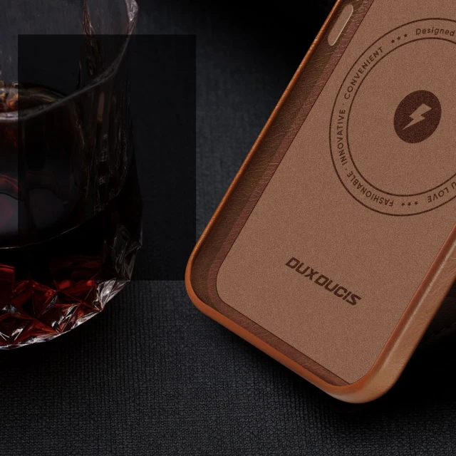 Чохол Dux Ducis Naples Case для iPhone 14 Plus Brown with MagSafe (6934913034675)