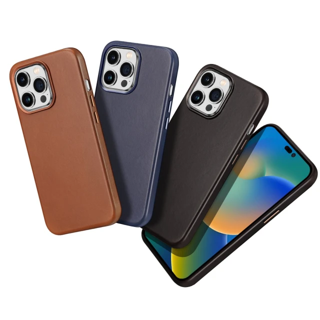 Чохол Dux Ducis Naples Case для iPhone 14 Pro Max Blue with MagSafe (6934913034729)