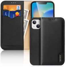 Чохол Dux Ducis Hivo Leather Flip Wallet для iPhone 14 Plus Black (6934913034996)