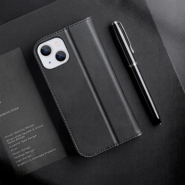Чохол Dux Ducis Hivo Leather Flip Wallet для iPhone 14 Plus Black (6934913034996)