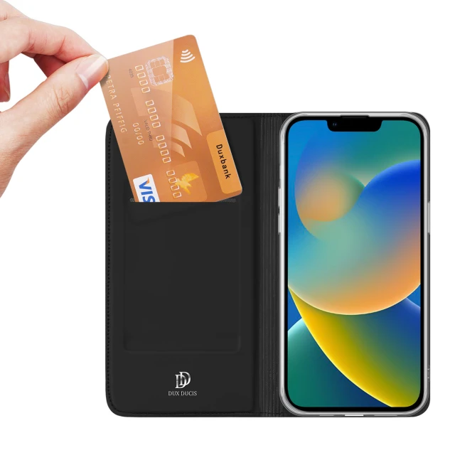 Чохол-книжка Dux Ducis Skin Pro Holster Case Flip Cover для iPhone 14 Plus Black (6934913035078)