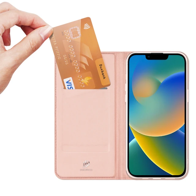 Чохол-книжка Dux Ducis Skin Pro Holster Case Flip Cover для iPhone 14 Plus Pink (6934913035092)