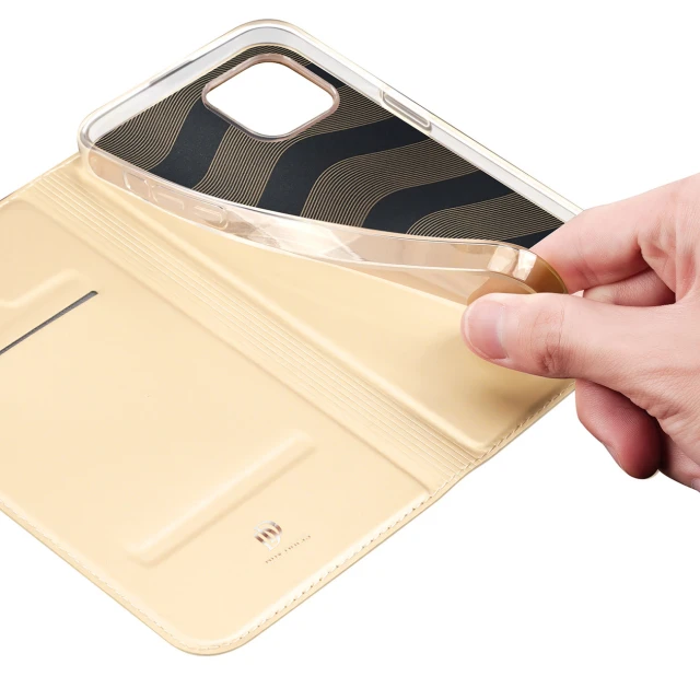 Чохол-книжка Dux Ducis Skin Pro Holster Case Flip Cover для iPhone 14 Plus Gold (6934913035108)