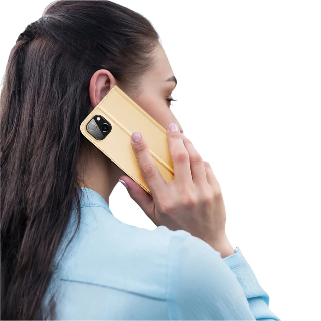 Чохол-книжка Dux Ducis Skin Pro Holster Case Flip Cover для iPhone 14 Plus Gold (6934913035108)