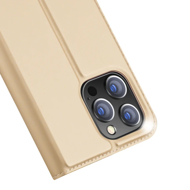 Чохол-книжка Dux Ducis Skin Pro Holster Case Flip Cover для iPhone 14 Pro Gold (6934913035146)