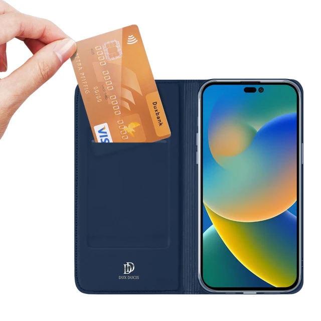 Чохол-книжка Dux Ducis Skin Pro Holster Case Flip Cover для iPhone 14 Pro Max Blue (6934913035160)
