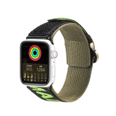 Ремінець Dux Ducis Outdoor Version для Apple Watch 49 | 46 | 45 | 44 | 42 mm (1-3 series) Black Green (6934913035368)