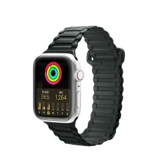 Ремінець Dux Ducis Armor Series для Apple Watch 49 | 46 | 45 | 44 | 42 mm (1-3 series) Dark Green (6934913035467)