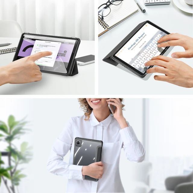 Чохол-книжка Dux Ducis Toby Armored Flip Smart Case для Realme Pad Mini Black (6934913036242)