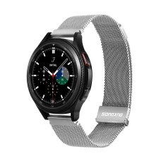 Ремінець Dux Ducis Magnetic Bracelet для Samsung Galaxy Watch | Huawei Watch | Honor Watch 20 mm Silver (Milanese Version) (6934913036297)