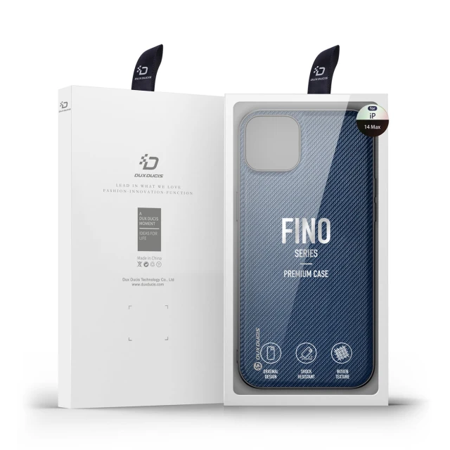 Чохол Dux Ducis Fino для iPhone 14 Plus Blue Nylon (6934913036839)