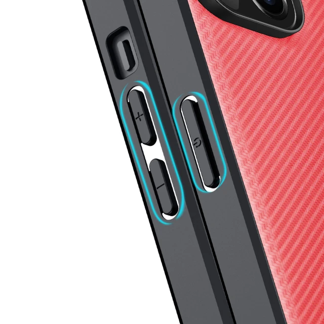 Чохол Dux Ducis Fino для iPhone 14 Plus Red Nylon (6934913036846)