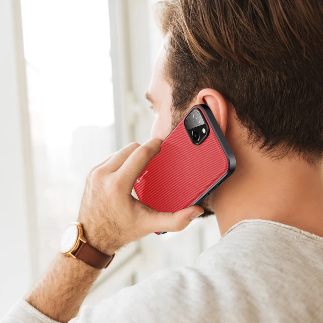 Чохол Dux Ducis Fino для iPhone 14 Plus Red Nylon (6934913036846)