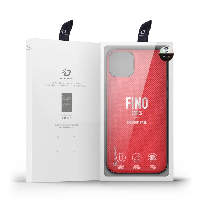 Чохол Dux Ducis Fino для iPhone 14 Plus Red Nylon (6934913036846)