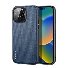 Чохол Dux Ducis Fino для iPhone 14 Pro Blue Nylon (6934913036891)