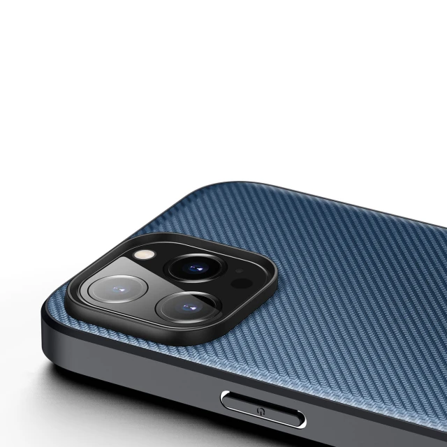 Чохол Dux Ducis Fino для iPhone 14 Pro Blue Nylon (6934913036891)