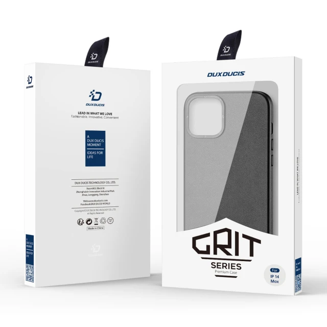 Чохол Dux Ducis Grit для iPhone 14 Plus Black with MagSafe (6934913036945)