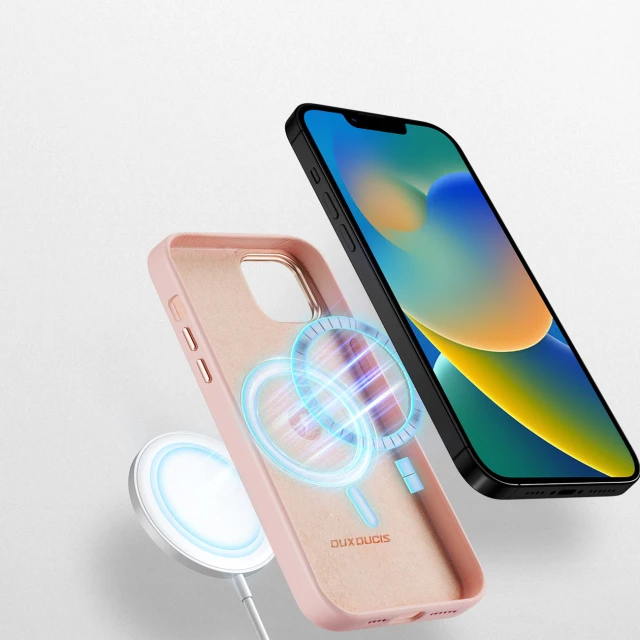 Чохол Dux Ducis Grit для iPhone 14 Plus Pink with MagSafe (6934913036969)