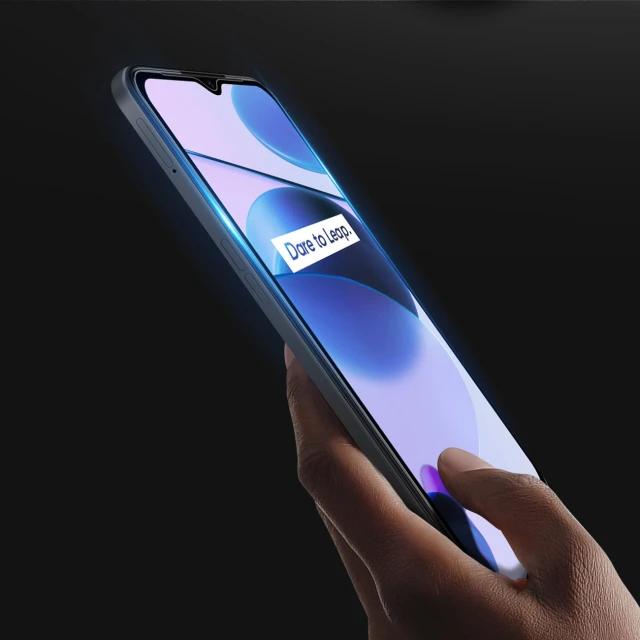 Захисне скло Dux Ducis 9D Tempered Glass 9H Full Screen Tempered Glass with Frame (case friendly) для Realme C35 Black (6934913039823)