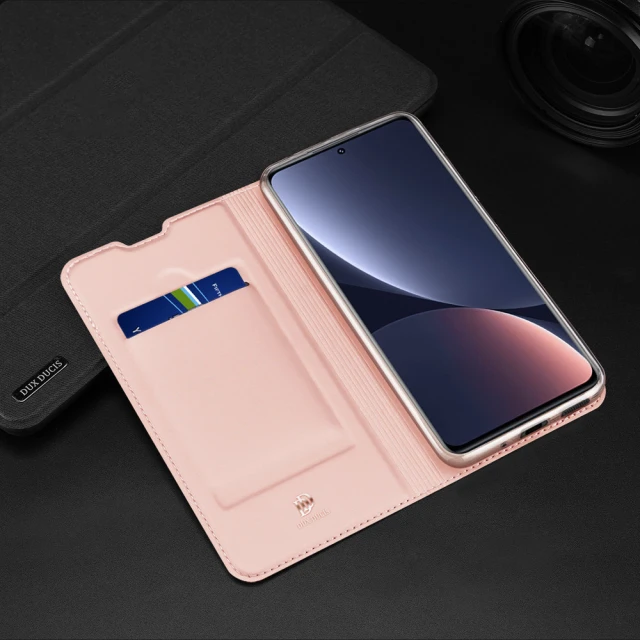 Чохол-книжка Dux Ducis Skin Pro для Xiaomi 12 Pro Pink (6934913041536)