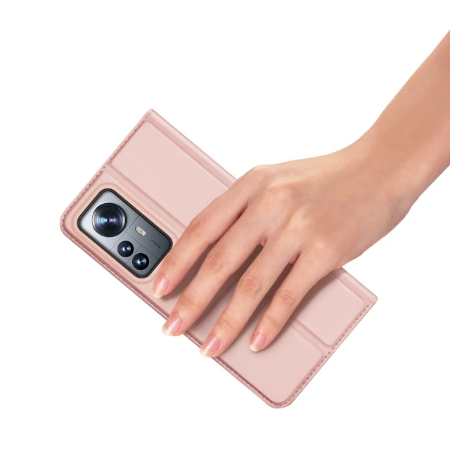 Чохол-книжка Dux Ducis Skin Pro для Xiaomi 12 Pro Pink (6934913041536)