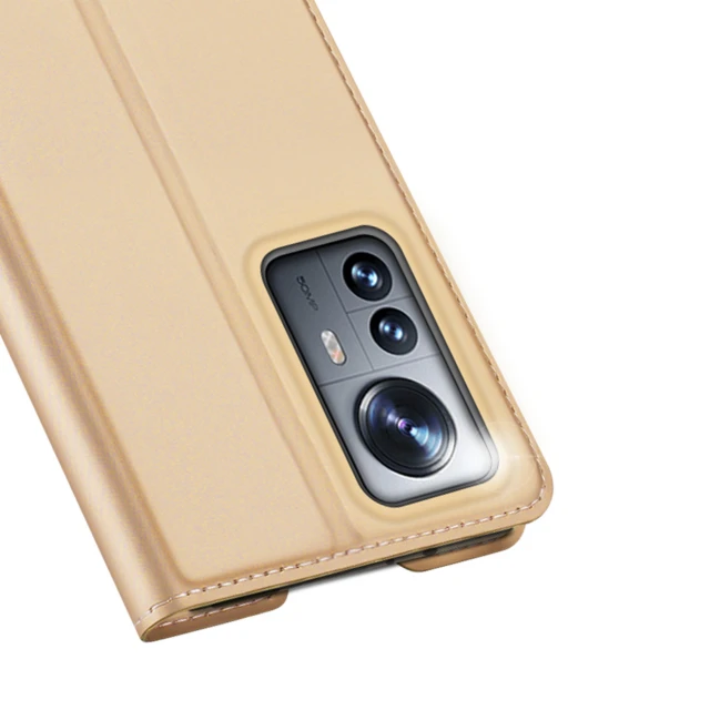 Чохол-книжка Dux Ducis Skin Pro для Xiaomi 12 Pro Gold (6934913041543)