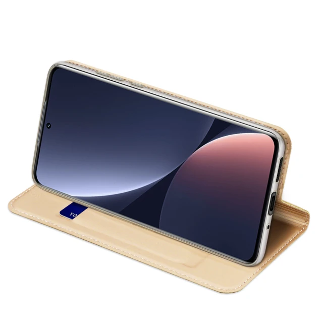 Чохол-книжка Dux Ducis Skin Pro для Xiaomi 12 Pro Gold (6934913041543)