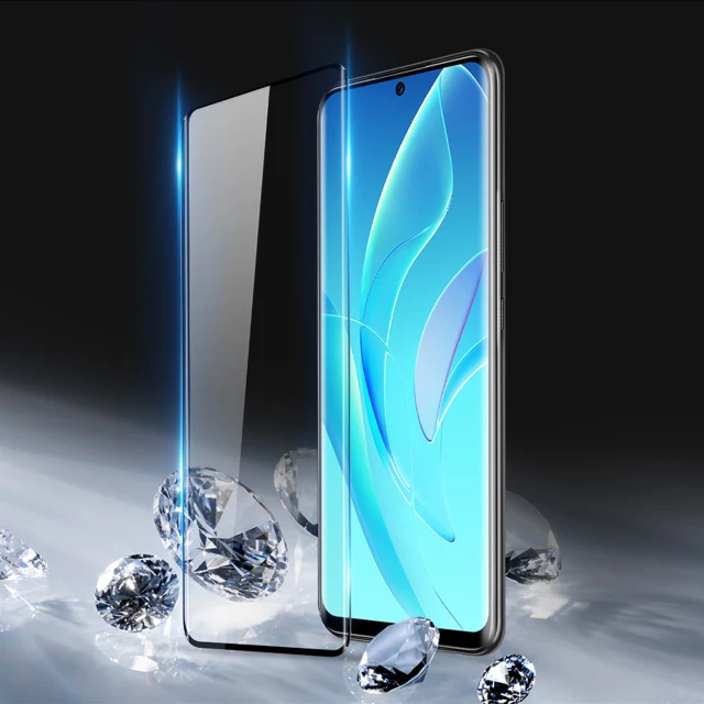 Захисне скло Dux Ducis Curved Glass with Frame для Honor 60 Pro Black (6934913043134)