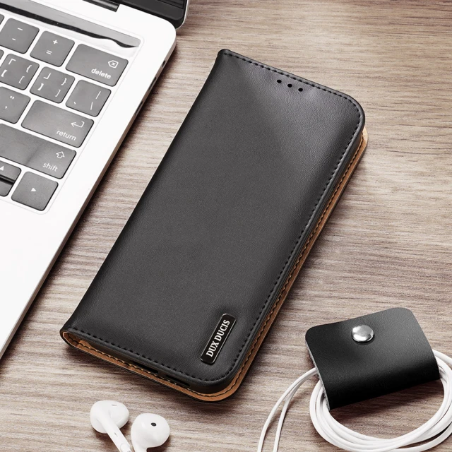 Чохол Dux Ducis Hivo Leather Flip Wallet для Samsung Galaxy S22 Plus Black (6934913043639)