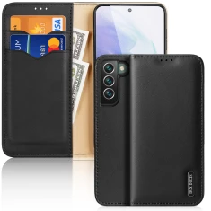 Чохол Dux Ducis Hivo Leather Flip Wallet для Samsung Galaxy S22 Plus Black (6934913043639)