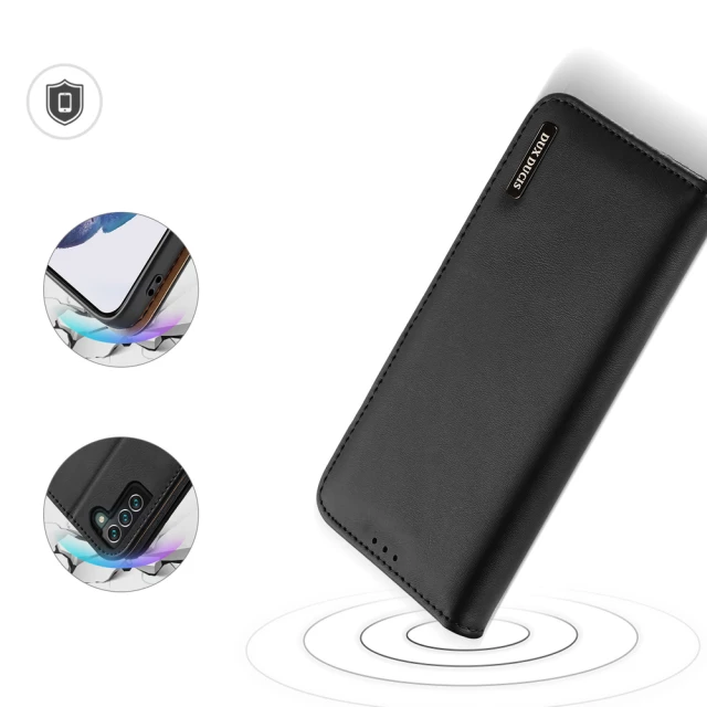 Чохол Dux Ducis Hivo Leather Flip Wallet для Samsung Galaxy S22 Plus Black (6934913043639)