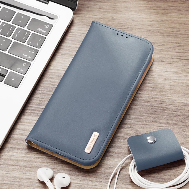Чохол Dux Ducis Hivo Leather Flip Wallet для Samsung Galaxy S22 Plus Blue (6934913043646)