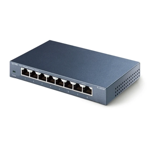 Комутатор TP-Link TL-SG108 8 портів Gigabit Ethernet (6935364021153)