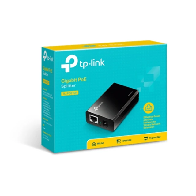 Розгалужувач TP-Link PoE TL-PoE10R 2 порти Gigabit Ethernet (6935364030490)