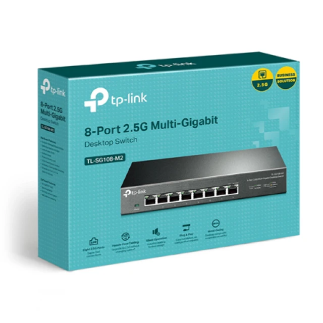Комутатор TP-Link TL-SG108-M2 8-портовий 2.5G Desktop (6935364052904)
