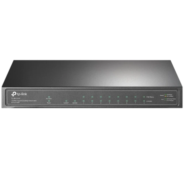 Мережевий комутатор TP-Link TL-SG1210P 10 портів PoE+ (6935364052980)