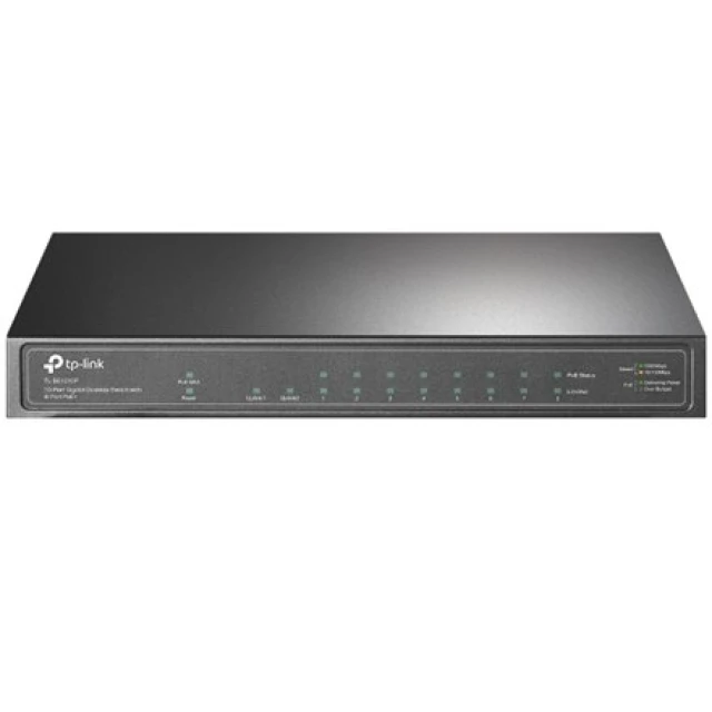 Мережевий комутатор TP-Link TL-SG1210P 10 портів PoE+ (6935364052980)