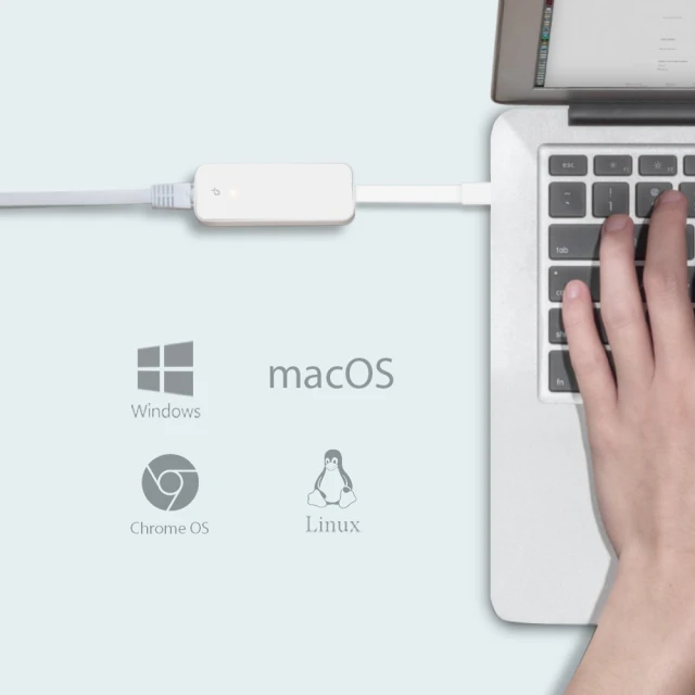 Мережева карта TP-Link UE300C USB 3.0 Type-C 10/100/1000 Mbps (6935364072599)