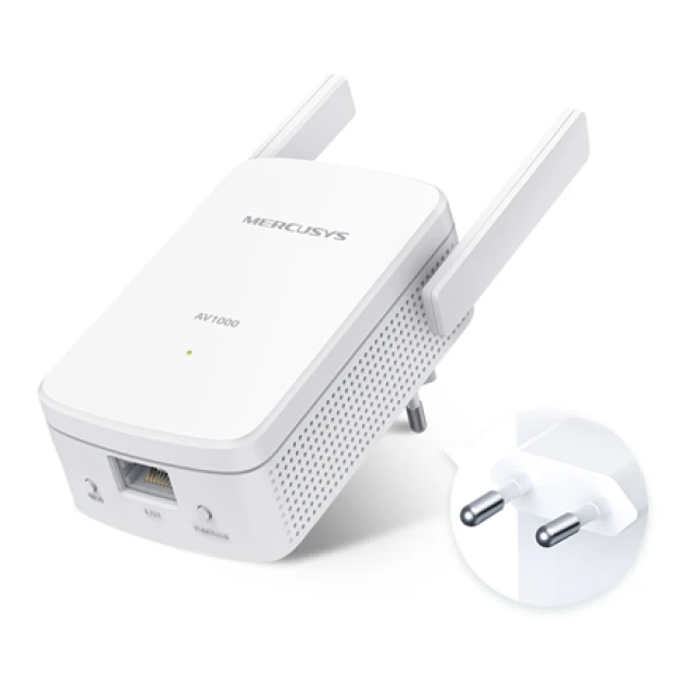 Powerline адаптер Mercusys MP510 KIT AV1000 Gigabit Wi-Fi 1000 Mbit/s (6935364072698)