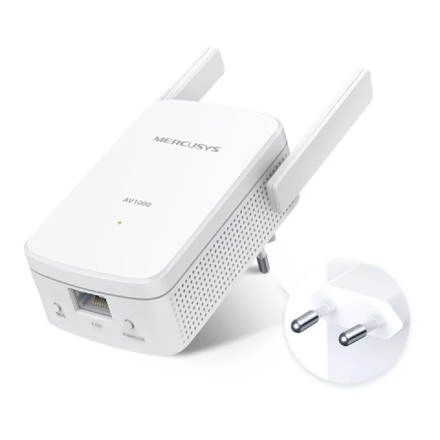 Powerline адаптер Mercusys MP510 KIT AV1000 Gigabit Wi-Fi 1000 Mbit/s (6935364072698)